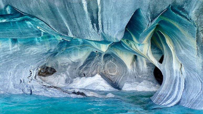 Video: These Surreal Marble Caves In Chile Were Shaped By Water, Not Artists