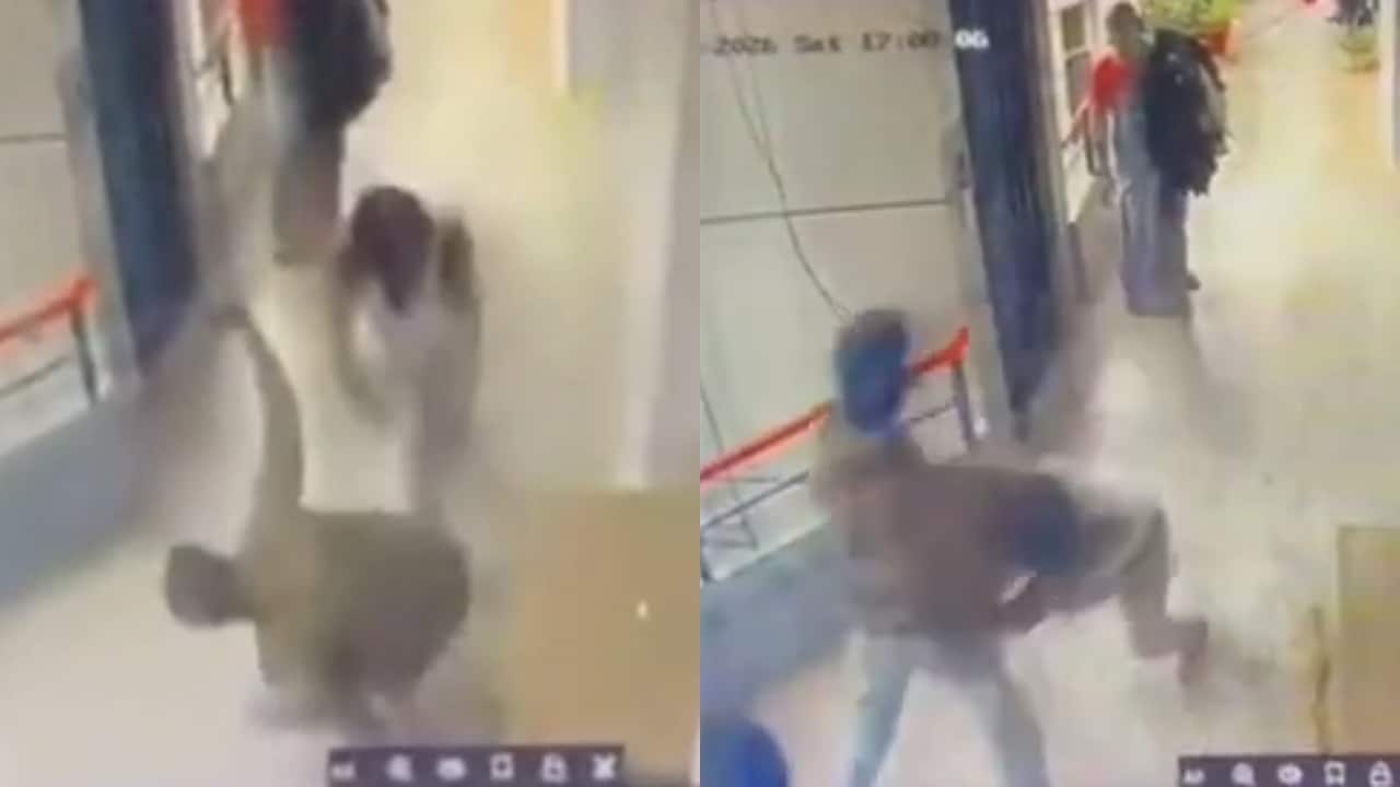 On Camera, Secunderabad Delivery Agent Hit With Broom Over Address Dispute
