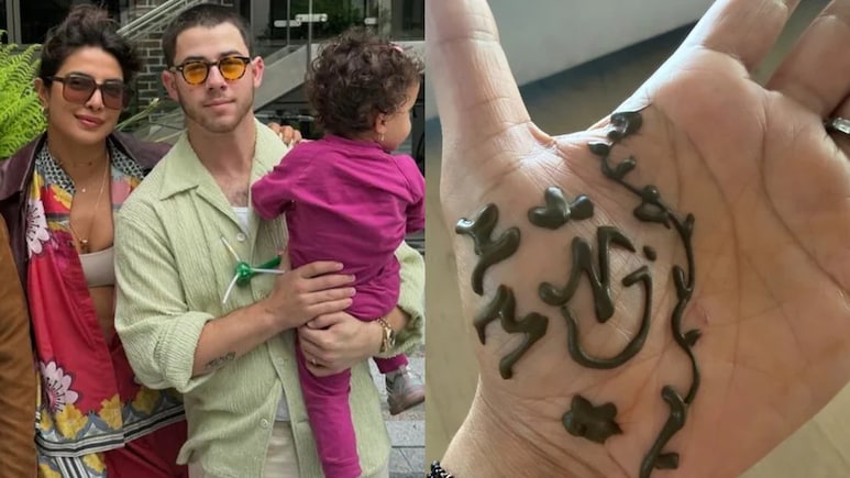 Priyanka Chopra's Karwa Chauth Mehendi Is A Sweet Tribute To Nick Jonas And Daughter Malti Marie
