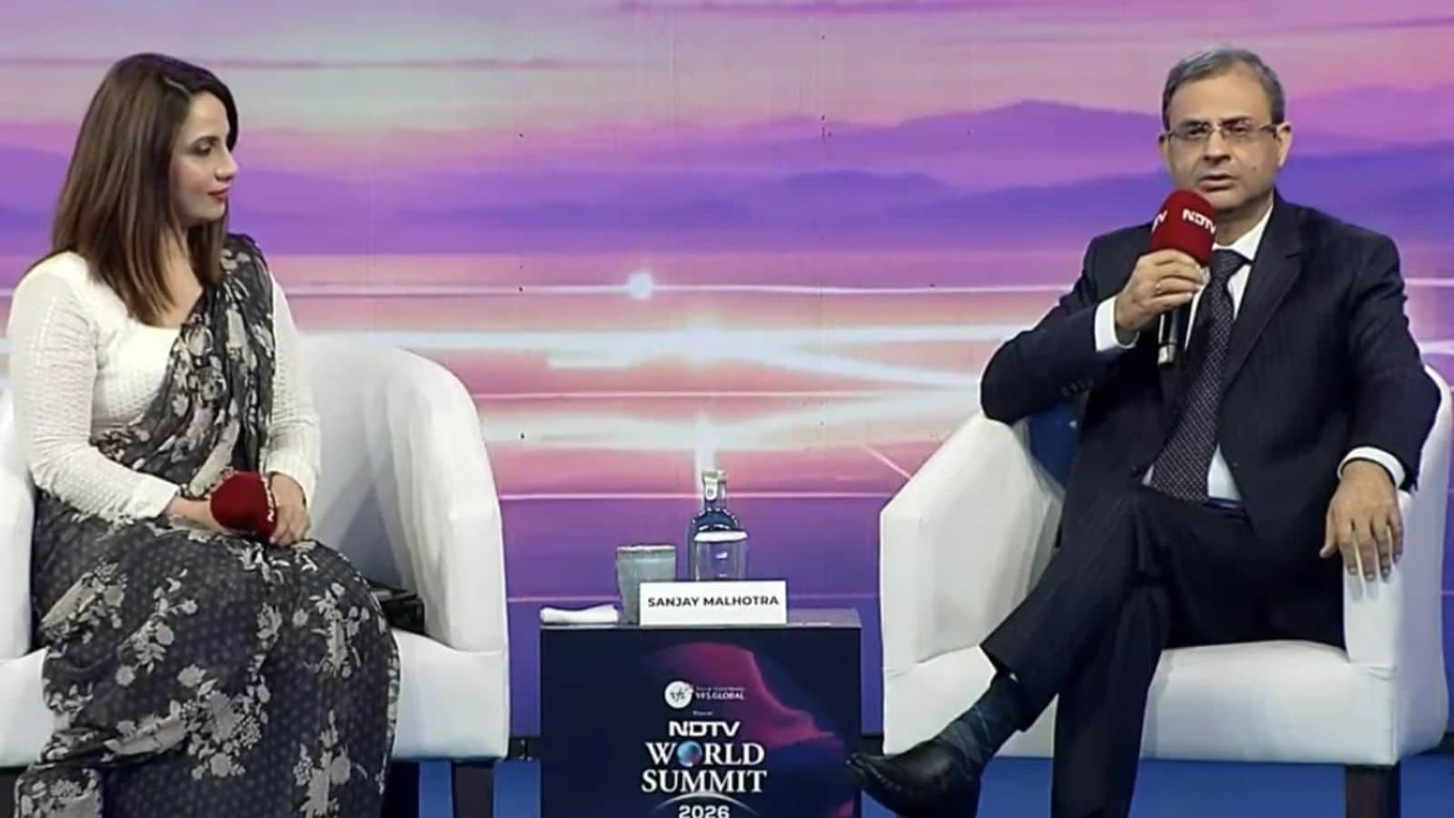 "We Don't Target Any Price For Rupee": RBI Governor Sanjay Malhotra At NDTV World Summit