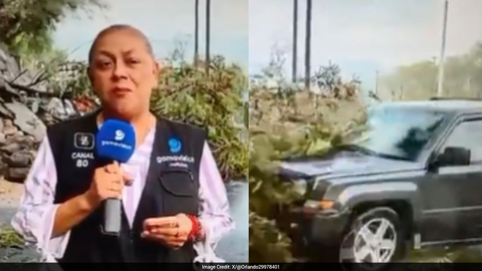 Mexican Reporter and Cameraman Injured by Vehicle During Live Broadcast in Monterrey