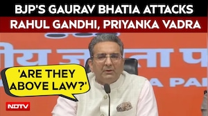 'Are Gandhi Family Members Above The Law?' BJP's Gaurav Bhatia Attacks Rahul Gandhi, Priyanka Vadra