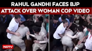 Rahul Gandhi Video Row: BJP Alleges Inappropriate Conduct With Woman Cop