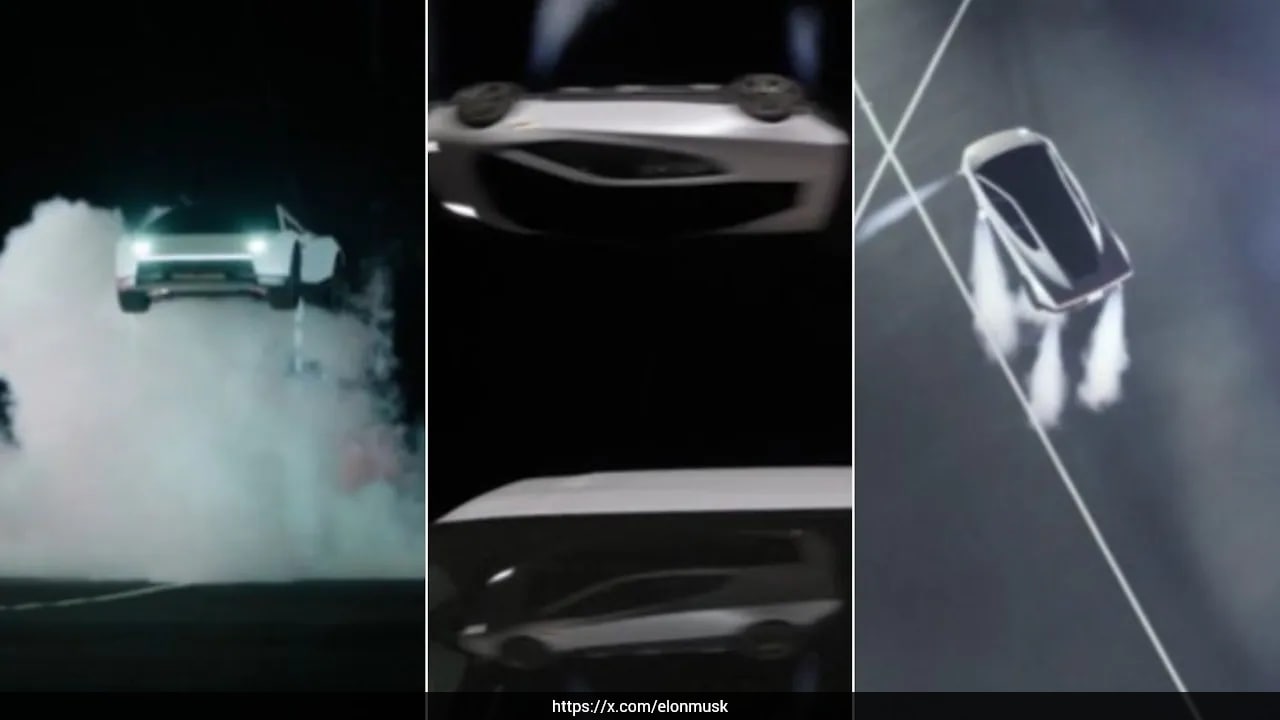 Watch: Tesla Car Flies, Drives Upside Down In Stunning Demo