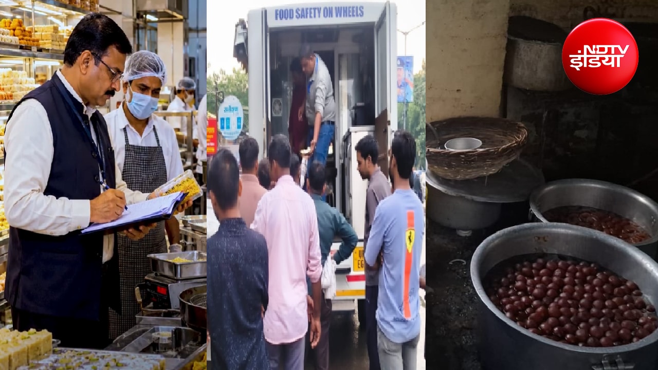 मिठाई की दुकान पर चूहे, कबूतर, गंदगी; बेसन, रसगुल्ला और पनीर खराब, UP में दिवाली से पहले FSDA की कार्रवाई जारी