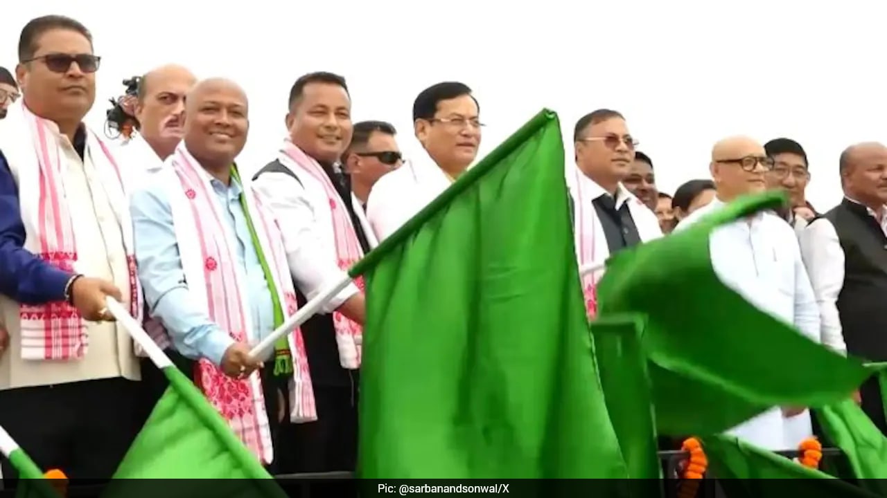 In Big Move, First International Shipment Flagged Off From Assam's Dibrugarh