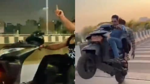3 Hyderabad Men Perform Stunts On Scooters, Arrested After Videos Goes Viral