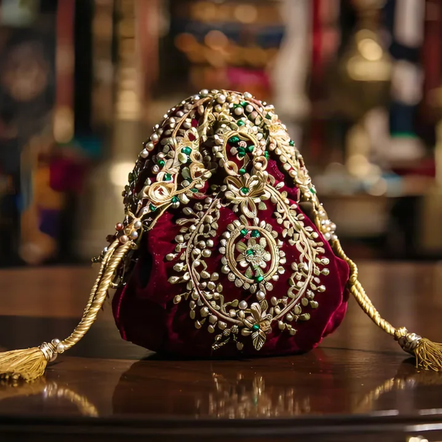 Top 5 Red Potlis To Match Your Karva Chauth Look Under ₹700