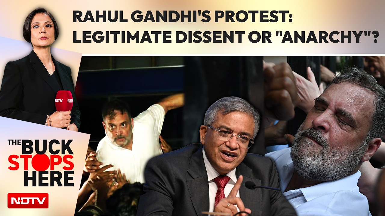 Rahul Gandhi's SIR Protest: Legitimate Dissent Or "Anarchy"?