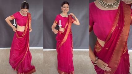 साड़ी में लंबा और पतला कैसे दिखें? Stylist ने बताई आसान ट्रिक