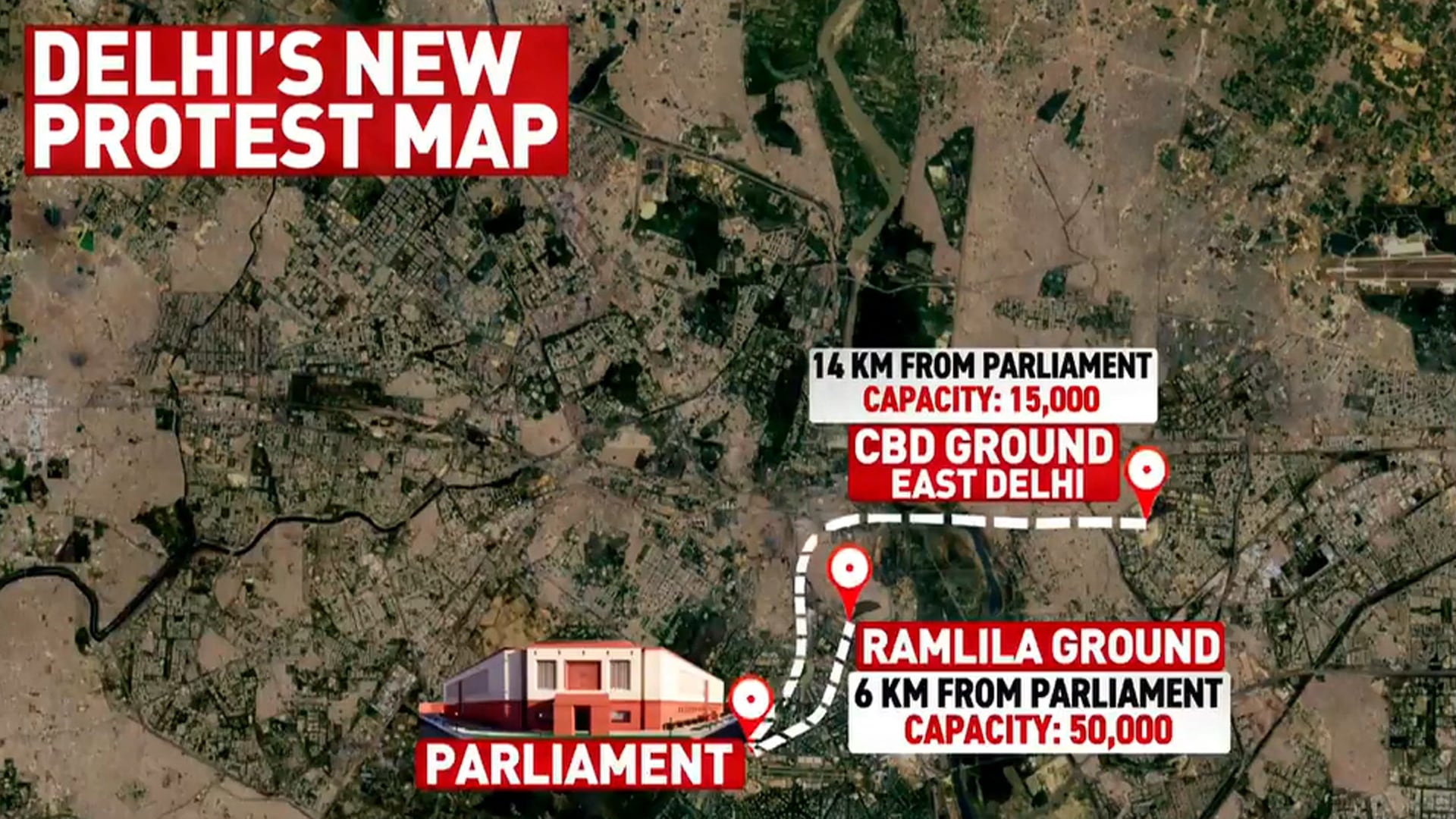 Delhi's New Protest Map: Ramlila, CBD And Burari Grounds Explained