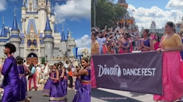 Video: Diwali Comes To Disney World As 500 Dancers Parade Past Cinderella Castle