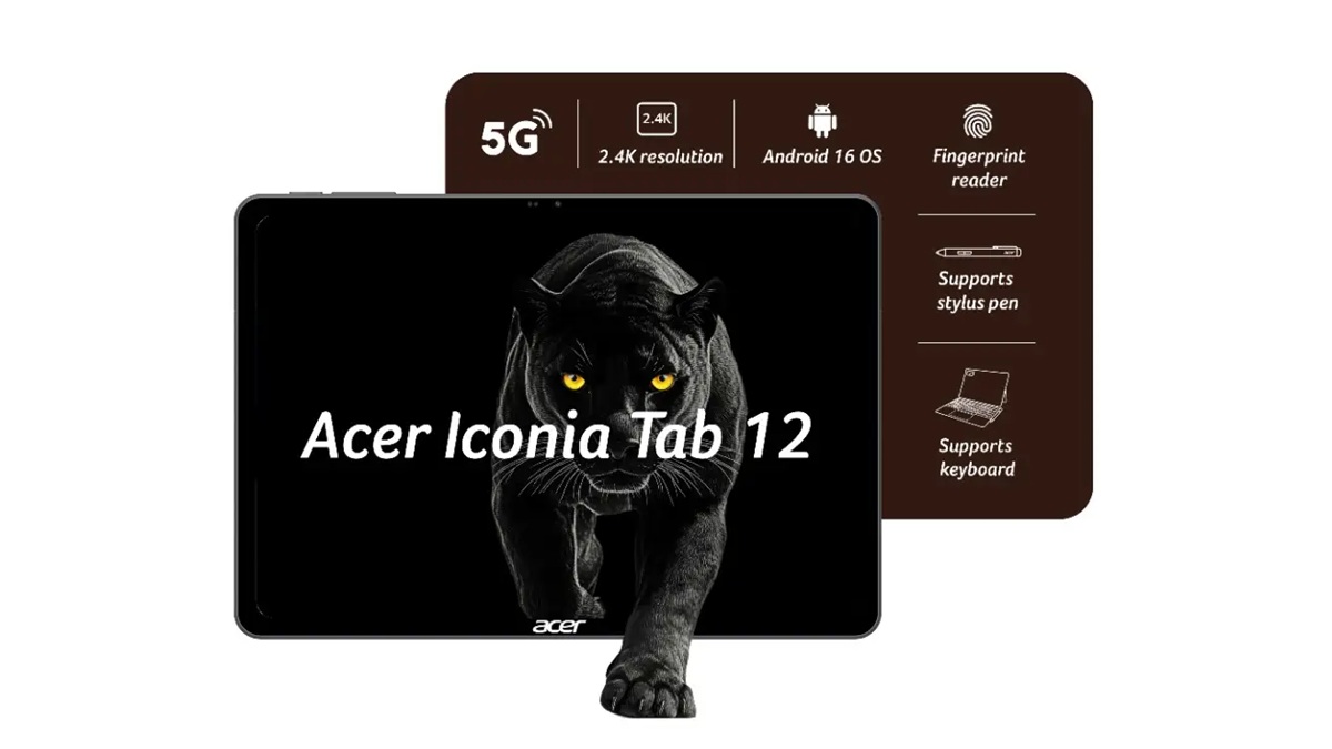 Acer Iconia Tab 12 5G लॉन्च: 16 मेगापिक्सल कैमरा, 10000mAh की बैटरी, जानें कीमत और फीचर्स