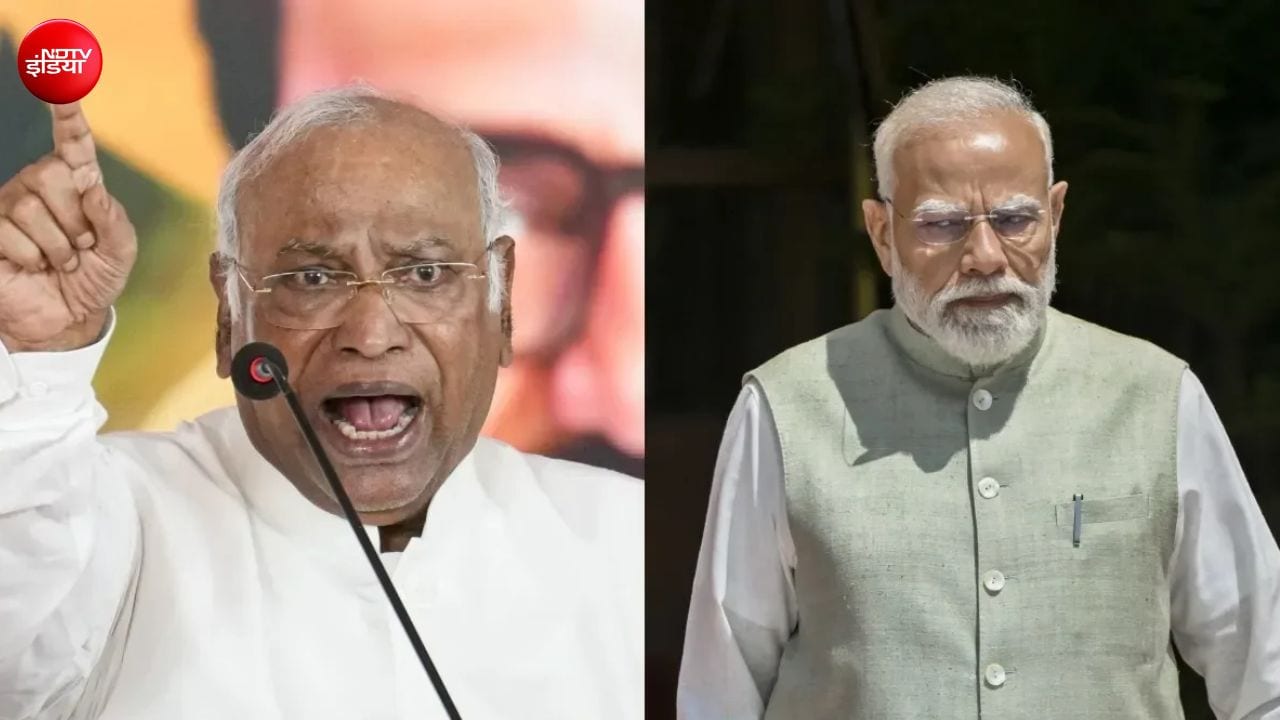 'मोदी का बाप भी जेल जाएगा', खरगे का विवादित बयान, पटना के आयोजन में हंगामा, देखें-VIDEO
