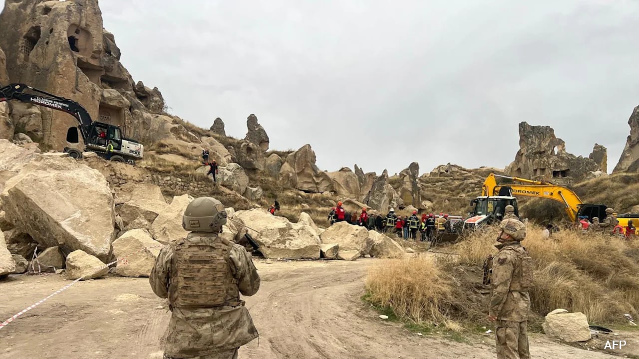 3 Killed After Rock Spire Collapses At Tourist Site In Turkey's Cappadocia