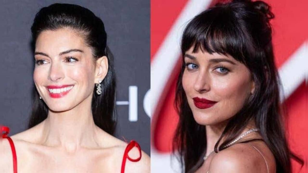 'What Is Wrong With People?': Anne Hathaway And Dakota Johnson Reacts To Viral Plastic Wrap Makeup Hack