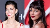 Anne Hathaway And Dakota Johnson Reacts To Viral Plastic Wrap Makeup Hack