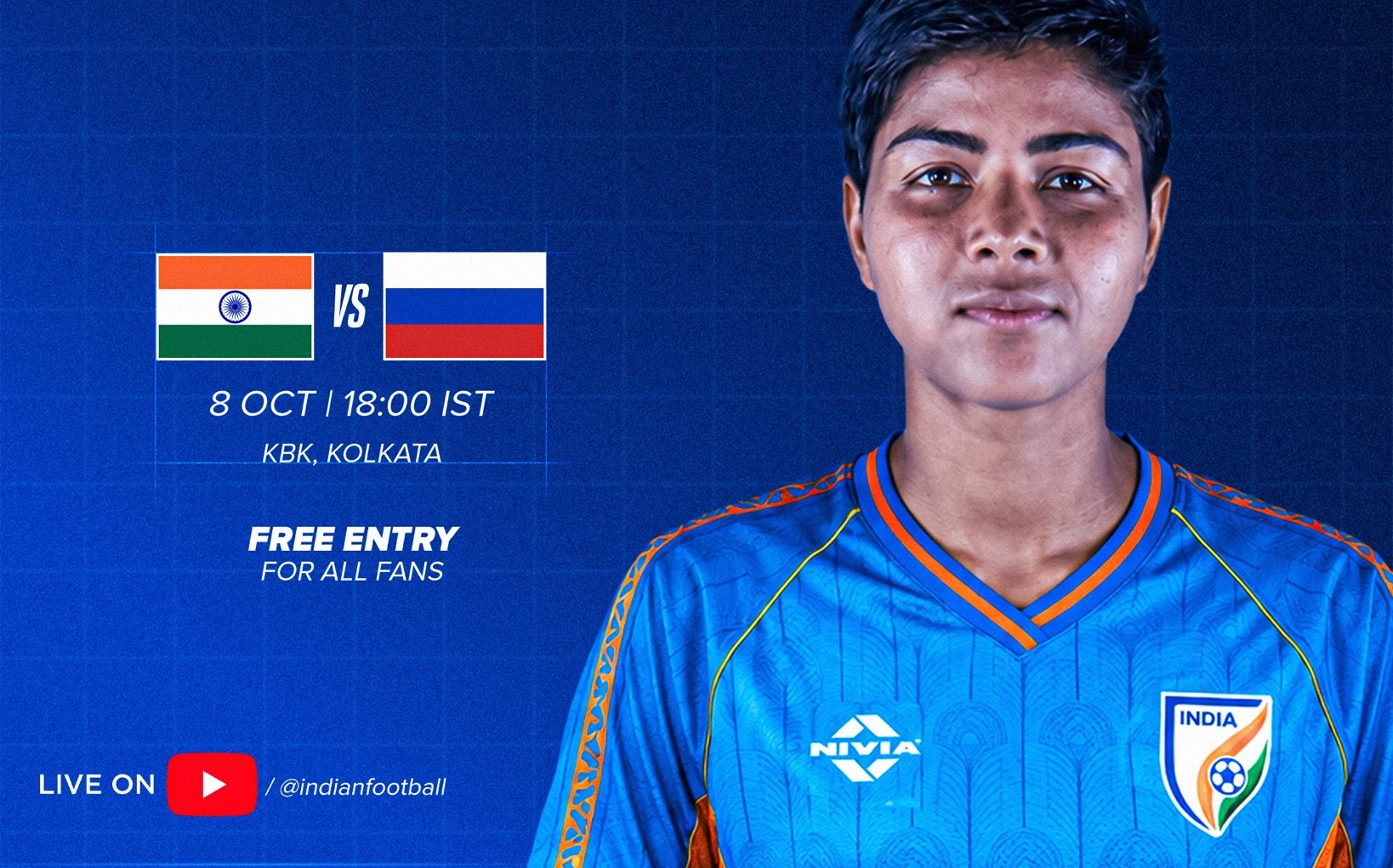 India vs Russia Live Streaming: When, Where To Watch FIFA Women's International Friendly