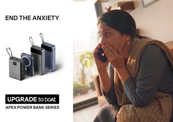Boat Apex Powerbank सीरीज लॉन्च, 20000mAh की बैटरी के साथ वायरलेस चार्जिंग का सपोर्ट