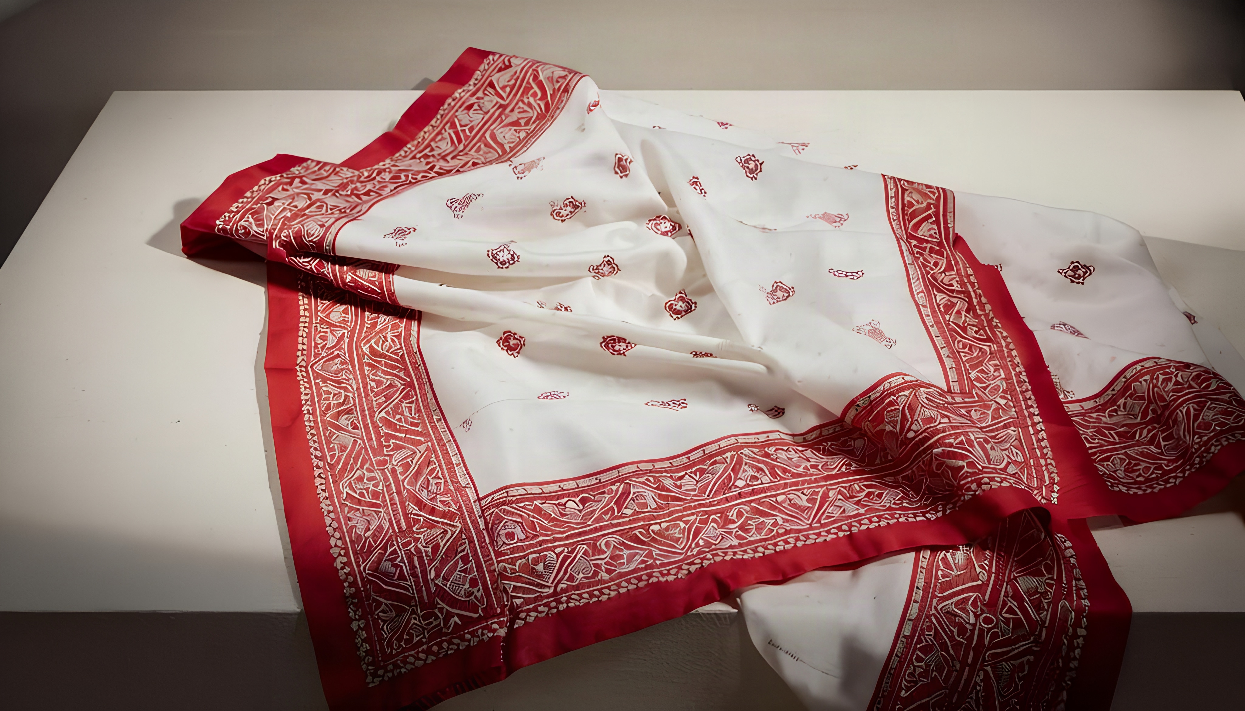 5 Best Laal Paar Sarees for Durga Puja Ashtami 5 Best Laal Paar Sarees for Durga Puja Ashtami