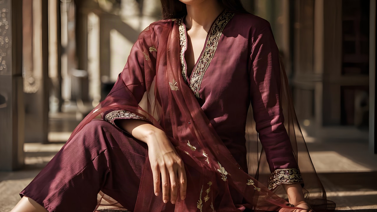 Top 5 Red Ethnic Sets For A Trendy Karva Chauth Under ₹2,000