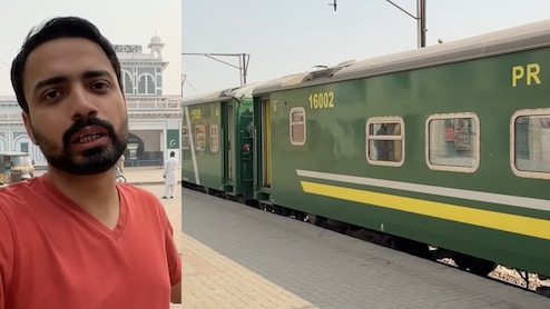 पाकिस्तान की सबसे लग्जरी ट्रेन में बैठा इंडियन यूट्यूबर, बोला- 'इस चीज ने बहुत दुख दिया'