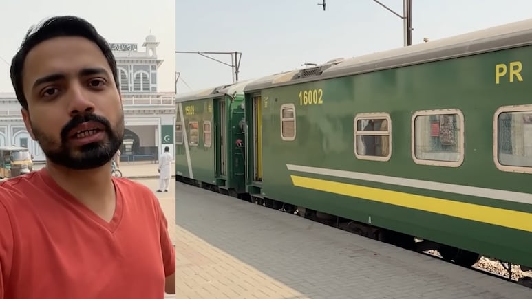 पाकिस्तान की सबसे लग्जरी ट्रेन में इंडियन यूट्यूबर ने किया सफर, बोला- 'ये सिर्फ बाहर से मॉडर्न दिखती है'