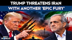 US Iran War | Trump Threatens Iran With Another 'Epic Fury', Tehran Warns US Of 'No More Red Lines'