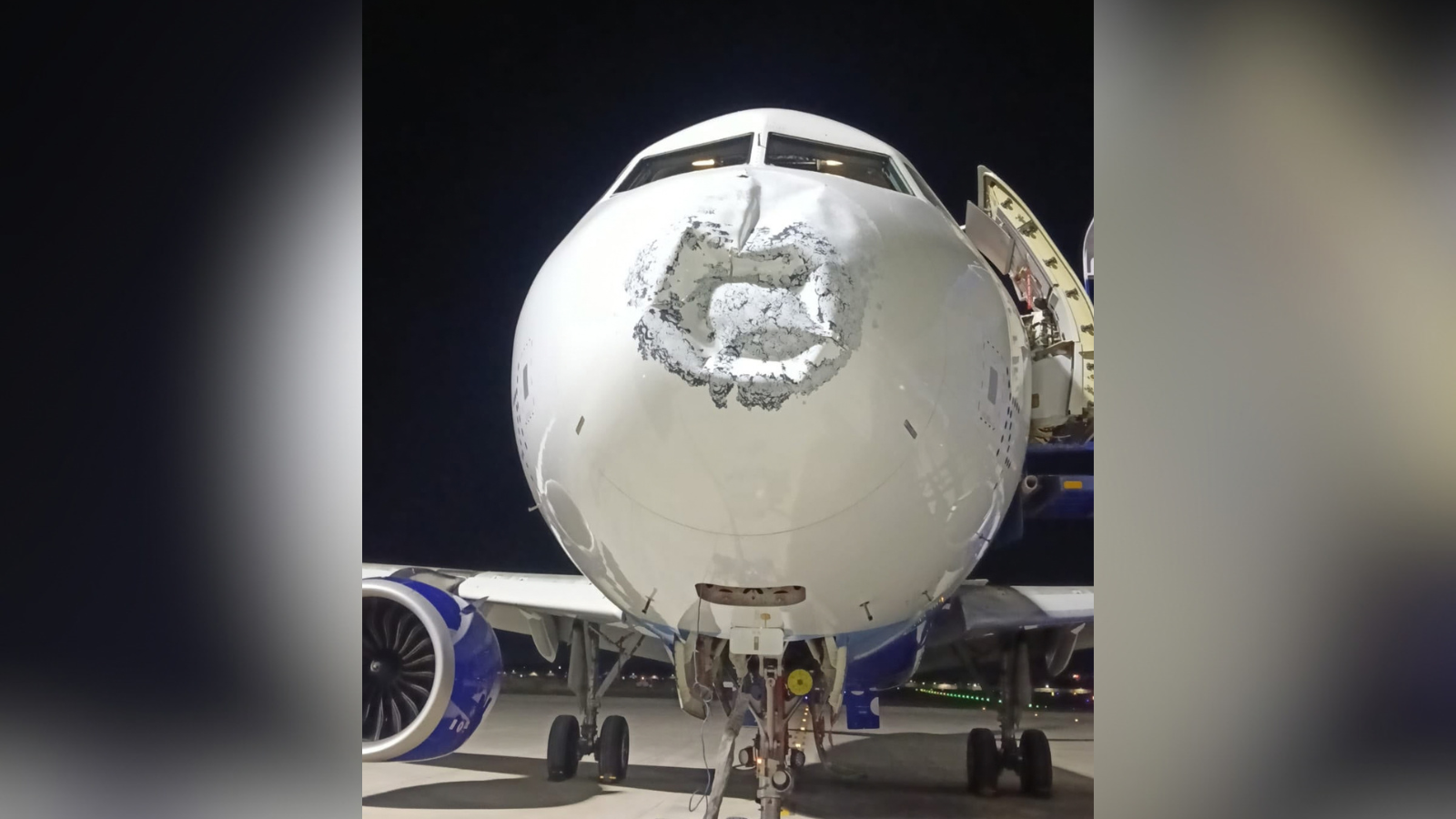 IndiGo Flight To Lucknow Hit By Hail At 17,000 Feet, Nose Damaged