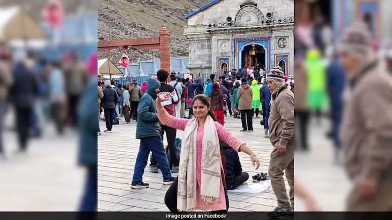 Woman's Viral Dance Video From Kedarnath Raises Questions Over Reel Ban Woman's Viral Dance Video From Kedarnath Raises Questions Over Reel Ban