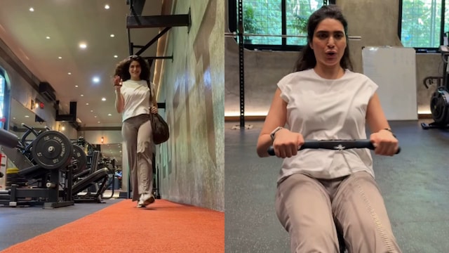 Karishma Tanna's fitness video offers a glimpse of her gradual return to exercise