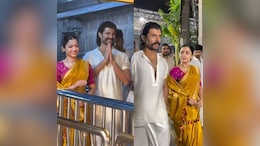 After Meeting Vijay, Rashmika Mandanna And Vijay Deverakonda Seek Blessings At Tirupati