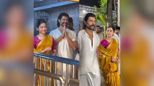 After Meeting Vijay, Rashmika Mandanna And Vijay Deverakonda Seek Blessings At Tirupati