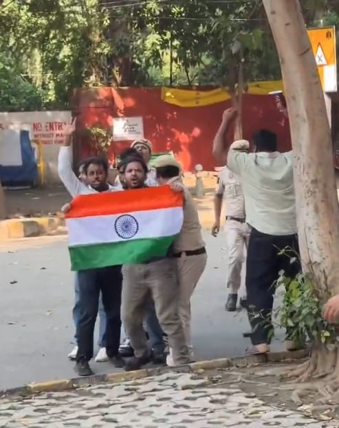 CJP Claims Saurav Das, Ashutosh Ranka Detained During Protest At Jantar Mantar