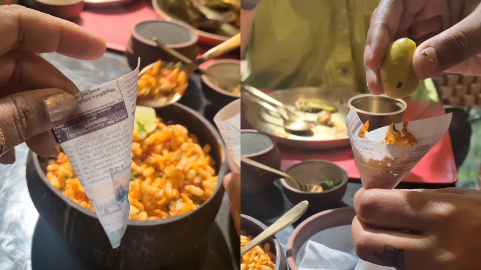 Video: Kolkata's Jhal Muri Gets An Unusual Twist At This Hyderabad Restaurant