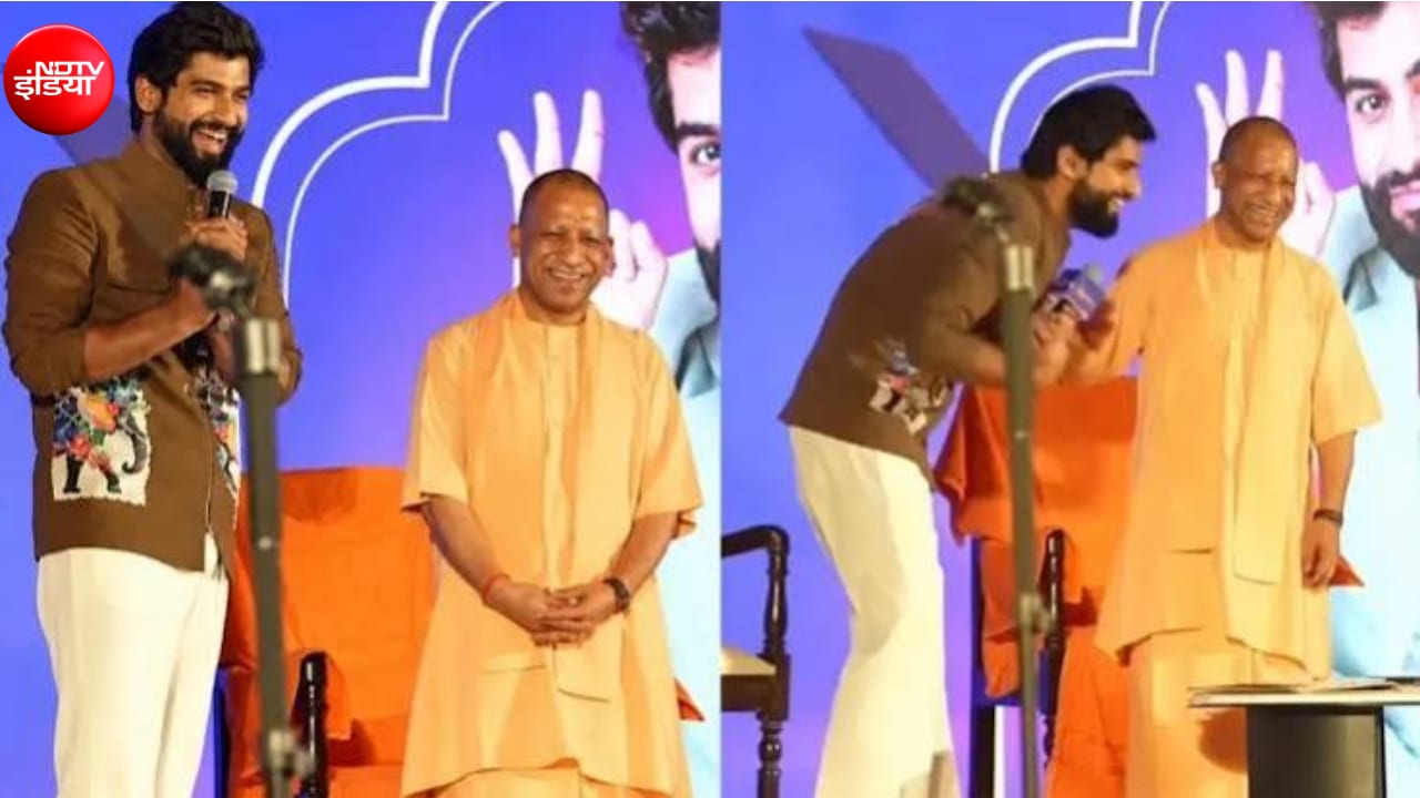 सीएम योगी आदित्यनाथ के सामने कॉमेडियन हर्ष गुजराल ने बताई यूपी की सच्चाई, बोले- 'मैं खुद क्रिमिनल था और अब केले बेच रहा हूं'