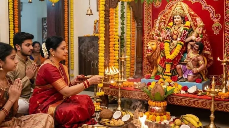 अष्टमी-नवमी के संयुक्त व्रत में राहुकाल का रखें ध्यान, पंडित जी से जानें पूजा और पारण का समय