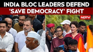 Delhi Protest: INDIA Bloc Leaders March To Supreme Court, Vow To 'Save Democracy'