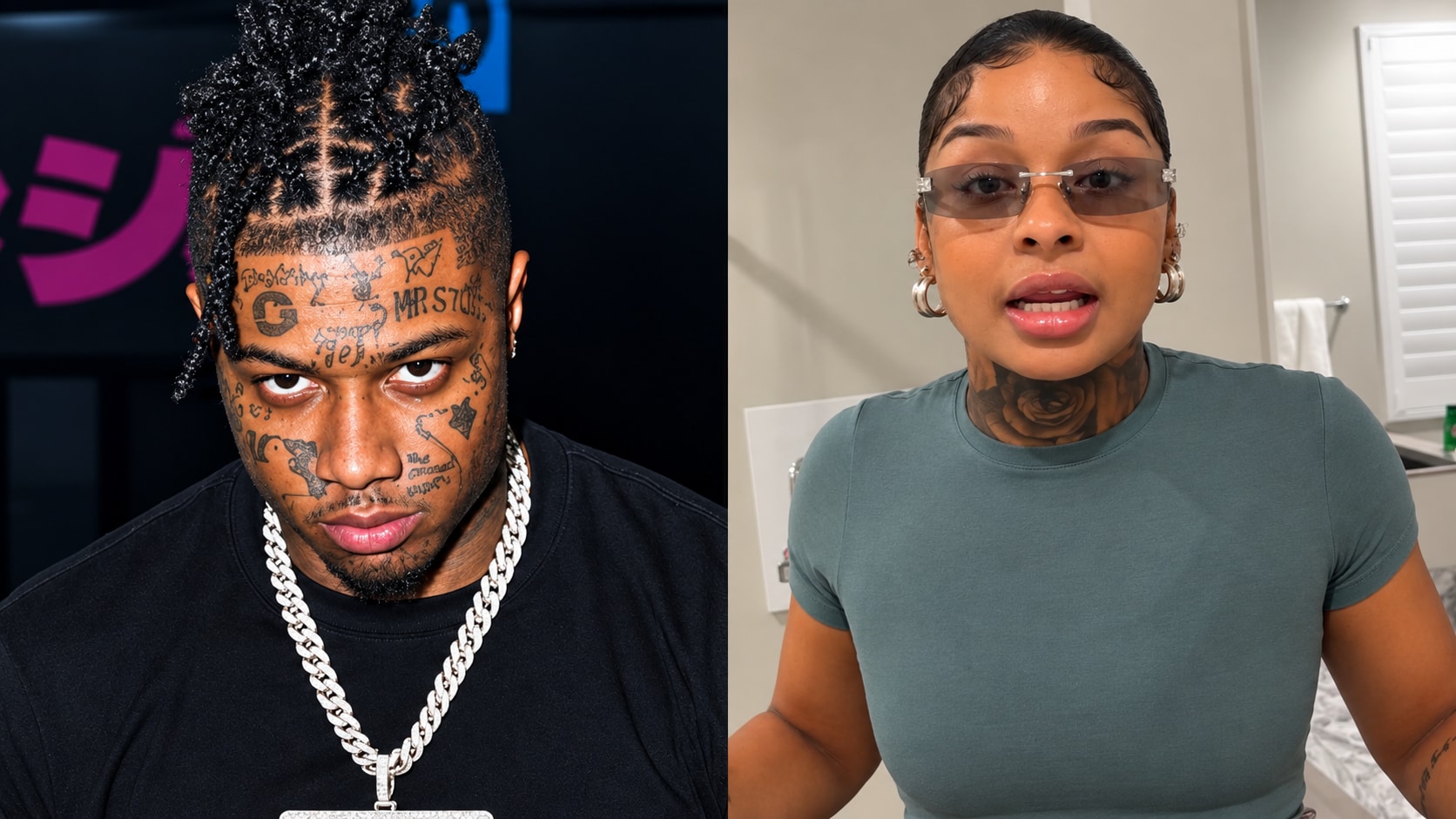 Blueface, Chrisean Rock Nearly Get Physical In Heated Kick Stream Argument