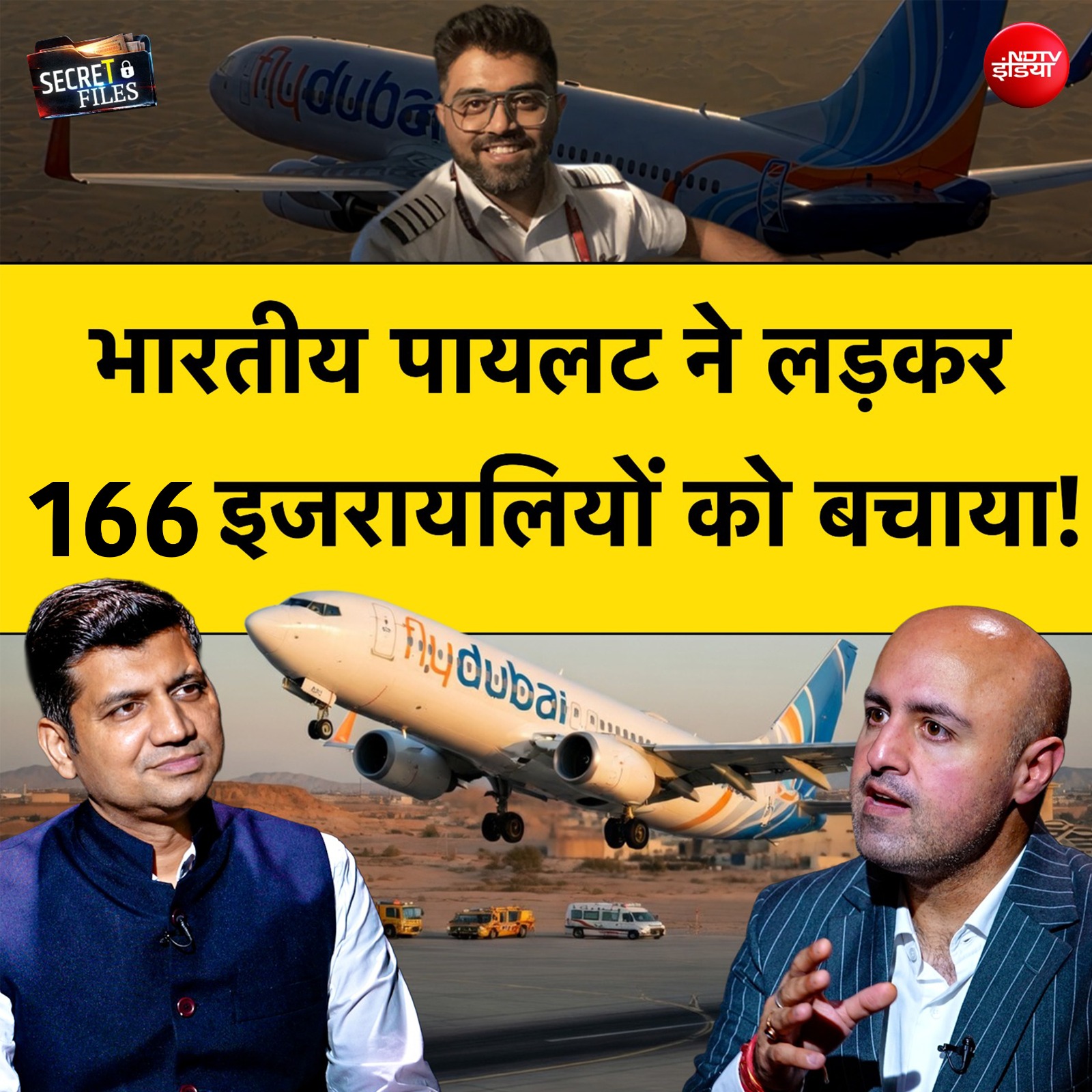 सीक्रेट फाइल्स |भारतीय पायलट ने लड़कर 166 इजरायलियों को बचाया! | 9/11 पार्ट 2?