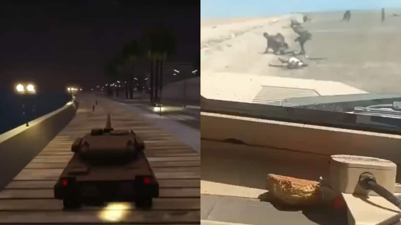"Like GTA": Saudi-Backed Yemen Forces Run Over Houthis In Armoured Vehicle