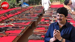 500 से ज्यादा हथियार, केसरिया पगड़ी और बेंती कोठी का दरबार... दशहरे पर फिर राजा भैया की शस्त्र पूजा, VIDEO
