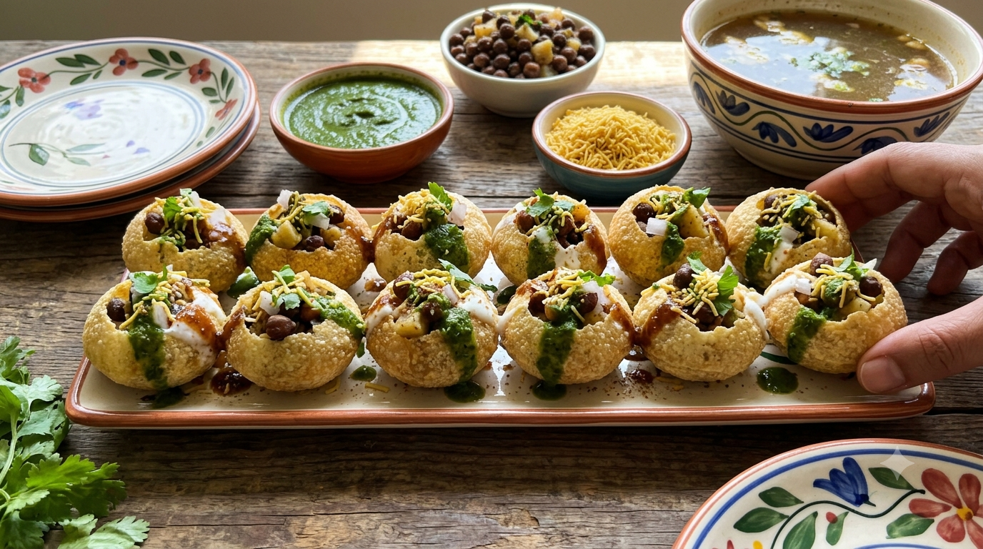 Give Your Golgappas A Spicy Twist With This Easy Chaat Recipe
