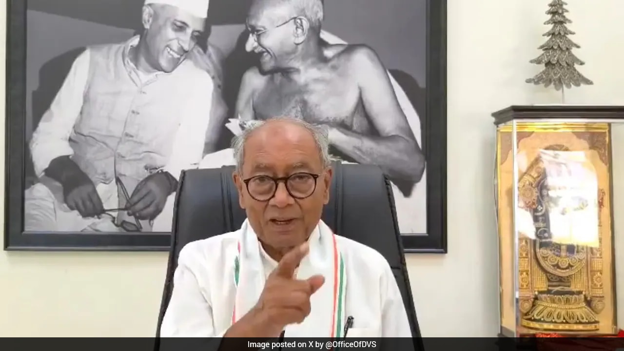 "RSS Distorting Sanatan Dharma": Digvijaya Singh's Big Charge Sparks Row