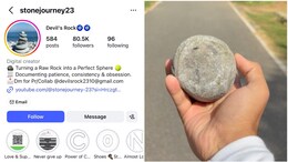 इंस्टाग्राम पर एक पत्थर के 80 हजार फॉलोअर्स, लोग PhonePe से उसे भेज रहे रुपये