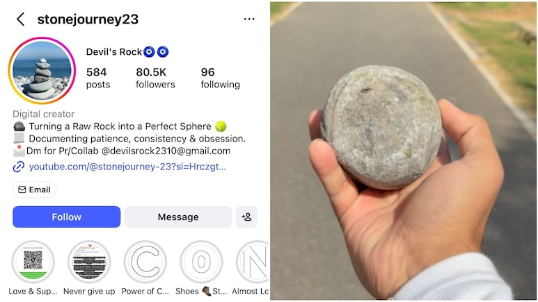 इंस्टाग्राम पर एक पत्थर के 80 हजार फॉलोअर्स, लोग PhonePe से उसे भेज रहे रुपये
