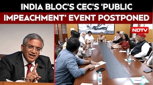 INDIA Bloc's 'Jan Mahabhiyog' Against CEC Gyanesh Kumar Postponed, Opposition Cites Bad Weather