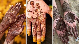 Royal Karva Chauth Thali Mehndi Design 2026: छलनी, चांद और करवा वाले ये खूबसूरत मेहंदी डिजाइन हाथों को देंगे रॉयल लुक, यहां देखें लेटेस्ट पैटर्न