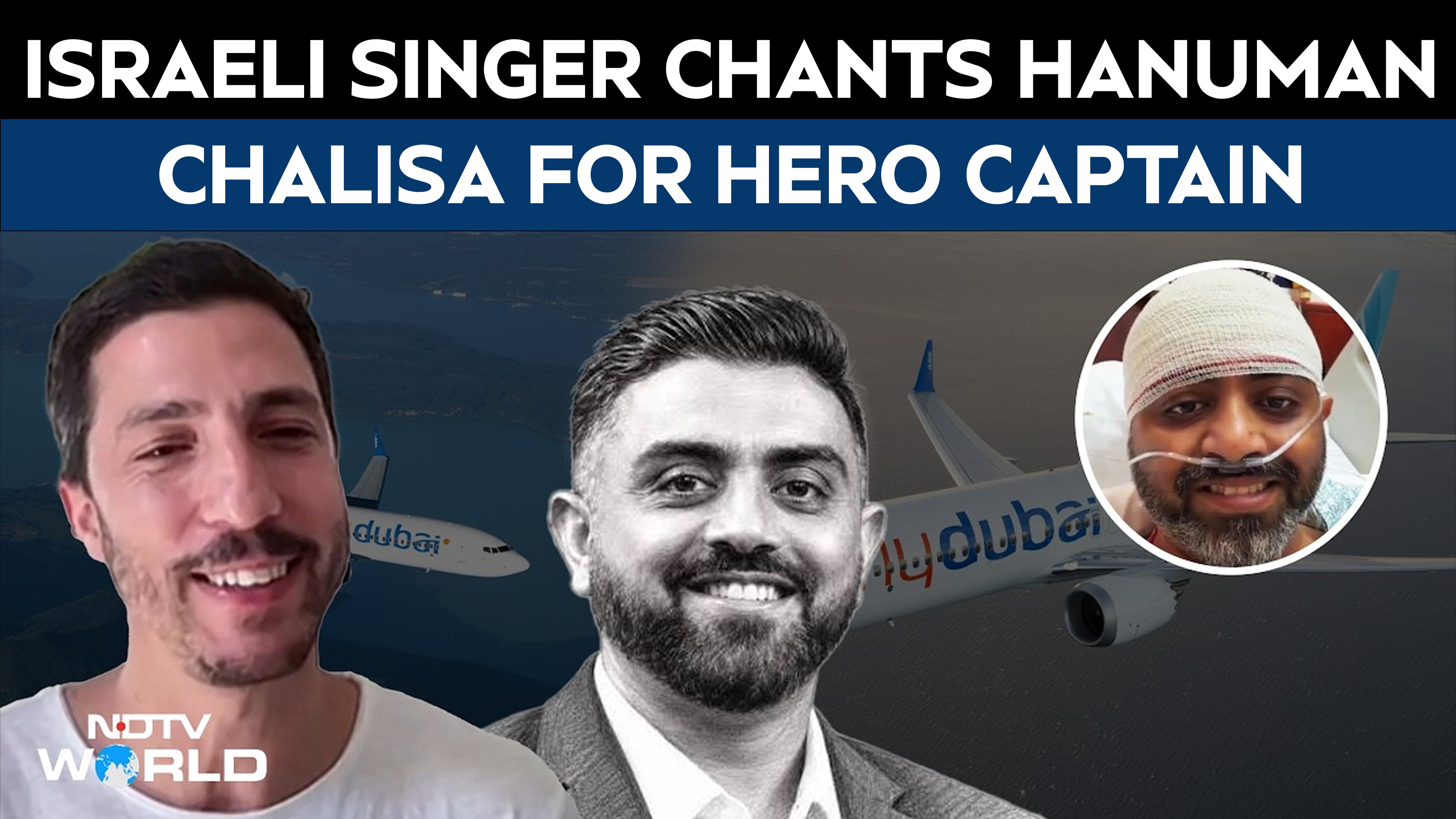 Flydubai News |  Israeli Singer Ben Raivitz Sings Hanuman Chalisa After Captain Smit's Brave Act