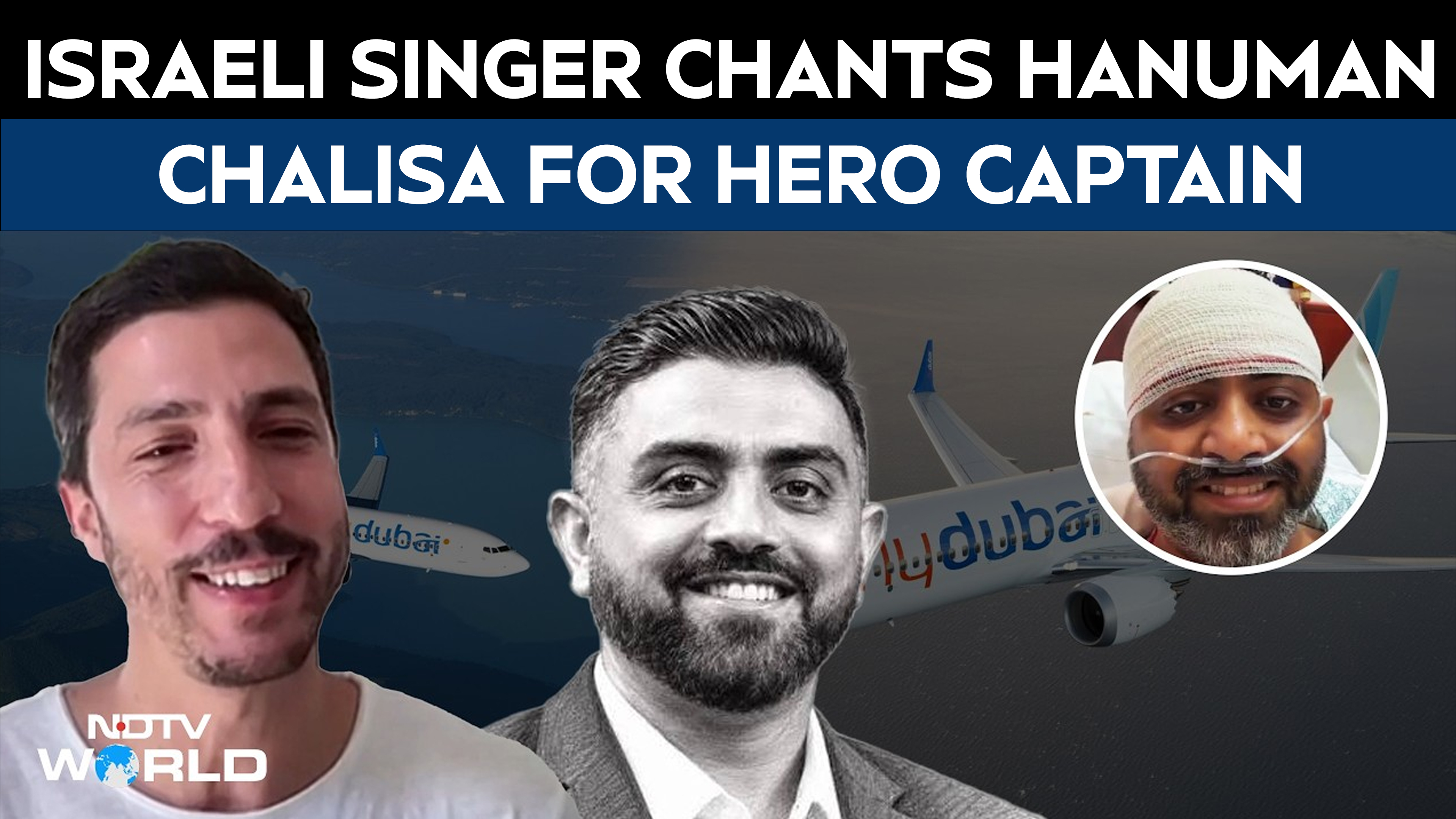 Flydubai News |  Israeli Singer Ben Raivitz Sings Hanuman Chalisa After Captain Smit's Brave Act
